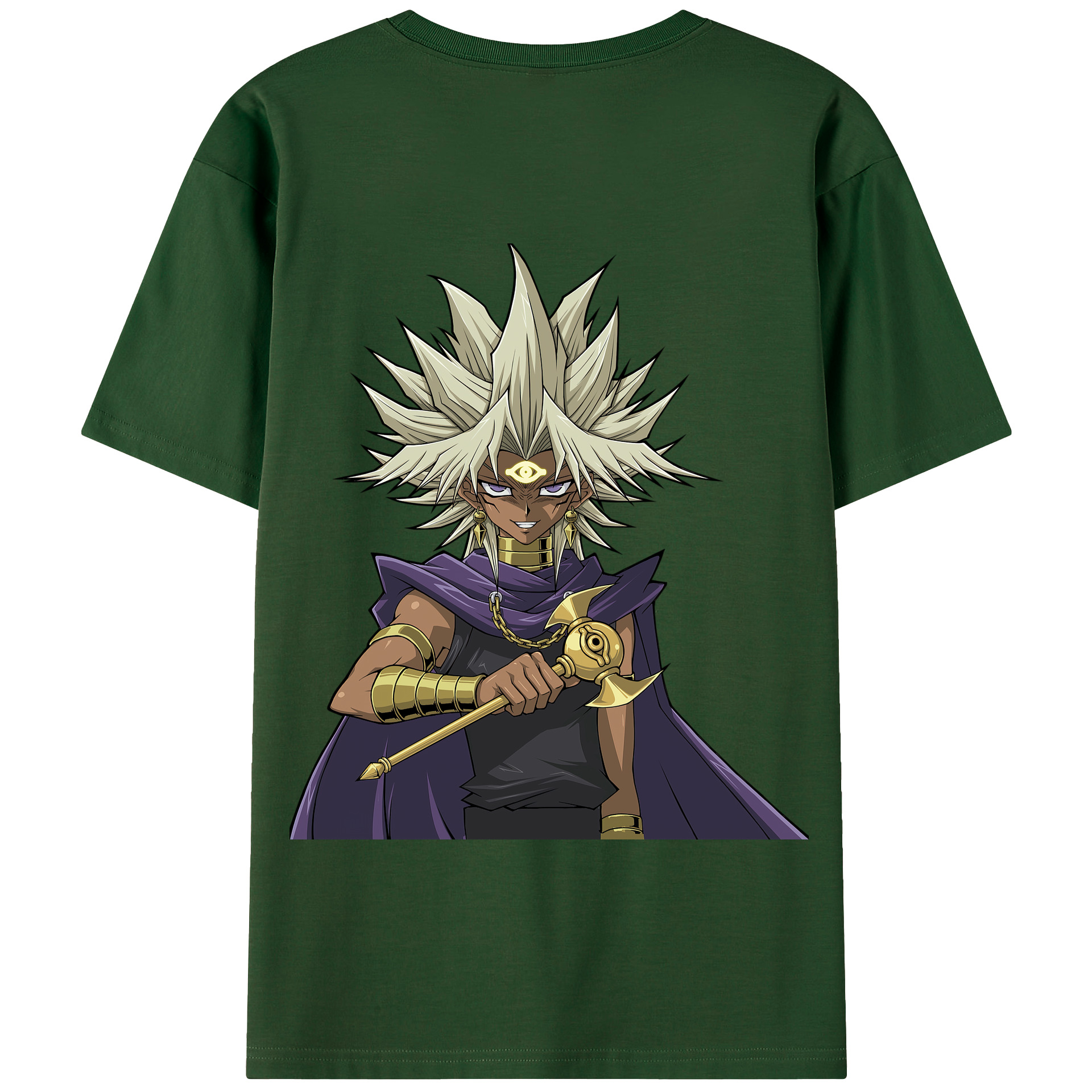 （画像用） 遊☆戯☆王 Yu-Gi-Oh! 綿100％半袖Tシャツ（背面プリント）